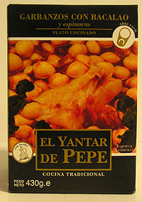 Garbanzos con Bacalao
